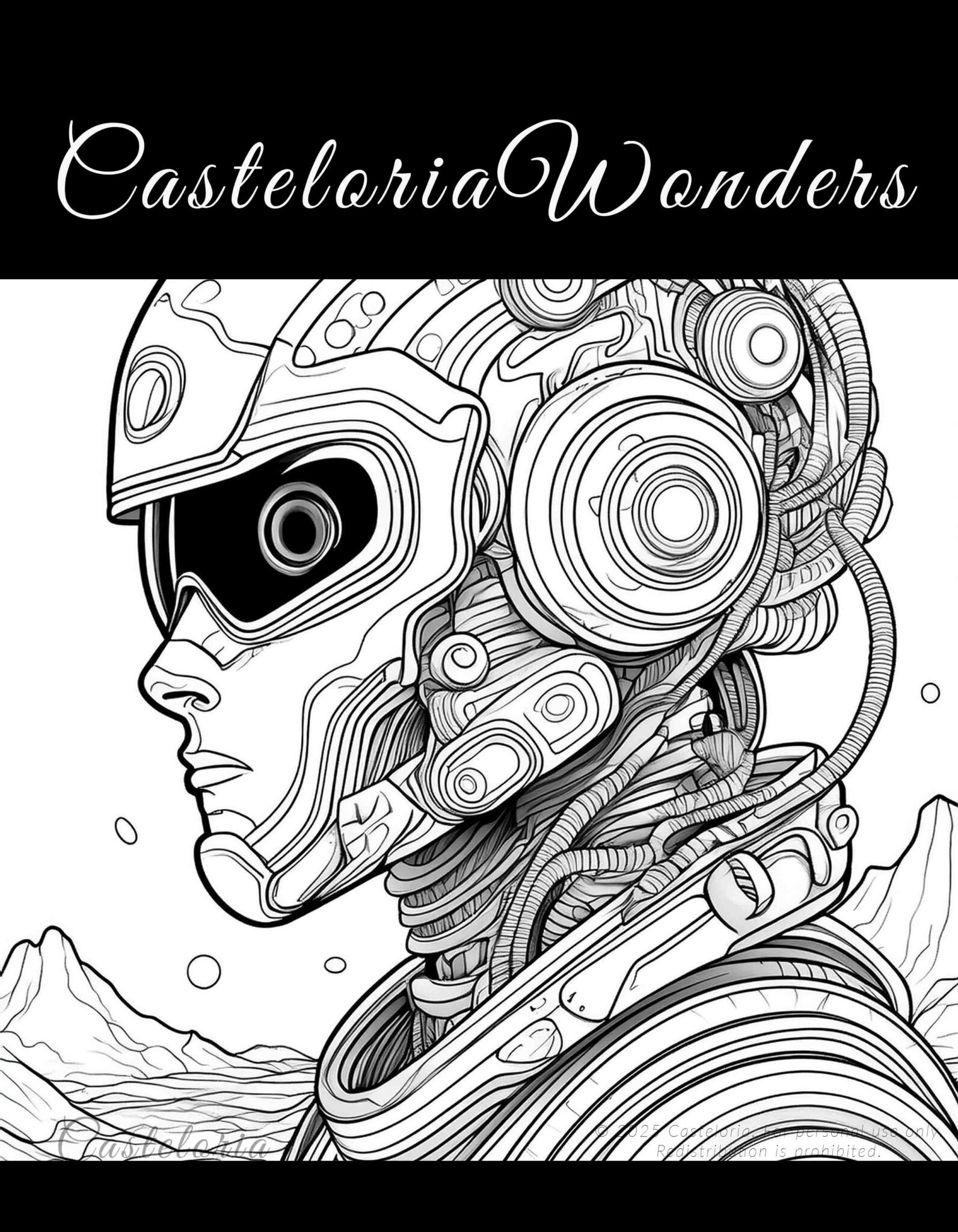 Space & Sci-Fi Coloring Book - Image 2
