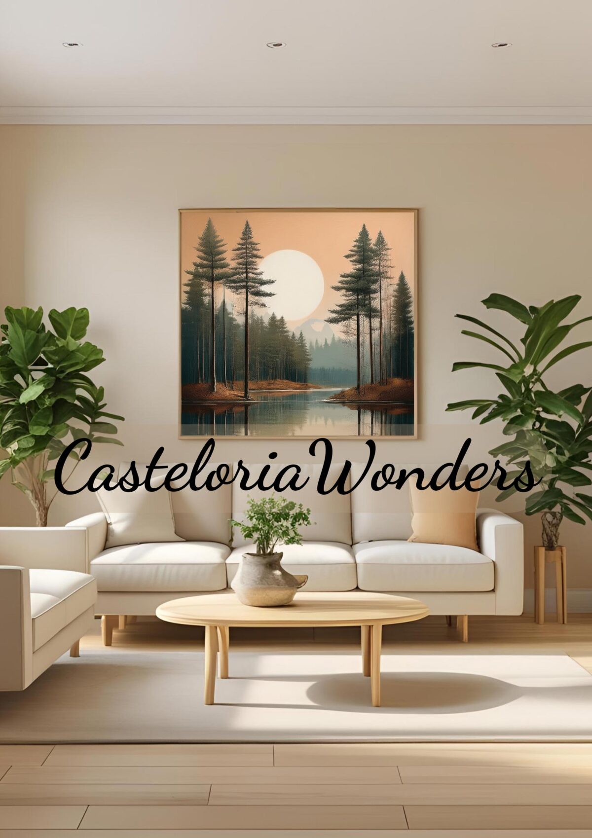 Neutral Minimalist Abstract Wall Art – Modern Printable Décor | Digital Download - Image 2