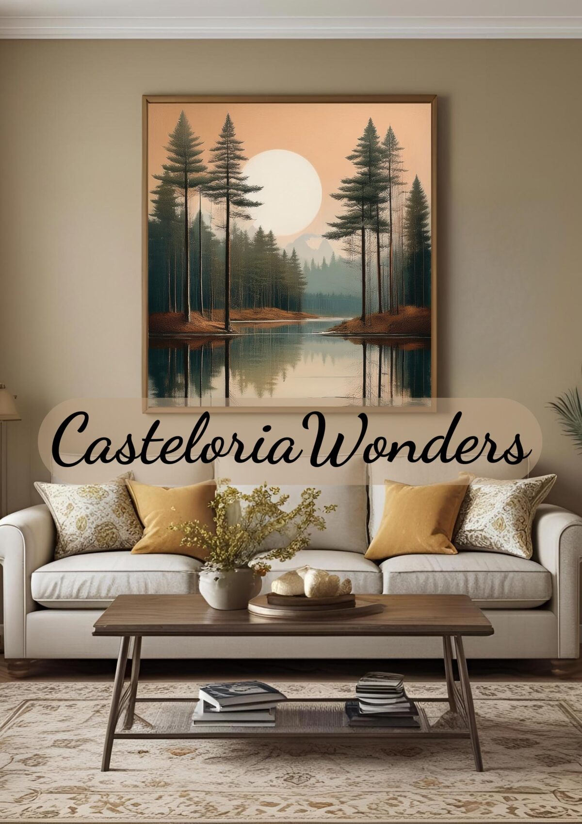Neutral Minimalist Abstract Wall Art – Modern Printable Décor | Digital Download