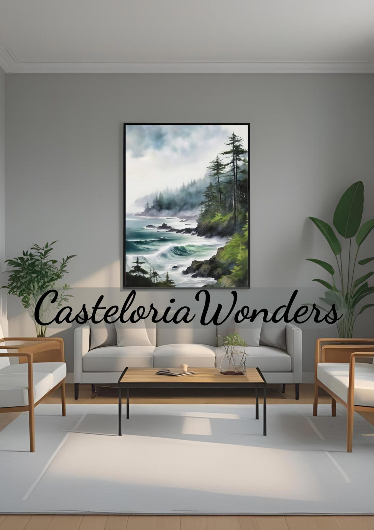 Contemporary Abstract Wall Print – Soft Neutral Tones | Digital Download - Image 3